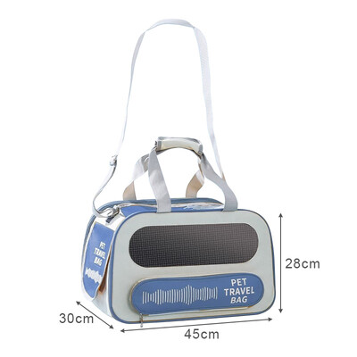 Geantă de transport pentru pisici pentru animale de companie Geantă pliabilă de transport pentru animale de companie, în aer liber, pentru câini de talie mică, mijlocie, pisici, saci de umăr pentru pisoi respirabil, articole pentru animale de companie