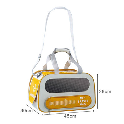 Geantă de transport pentru pisici pentru animale de companie Geantă pliabilă de transport pentru animale de companie, în aer liber, pentru câini de talie mică, mijlocie, pisici, saci de umăr pentru pisoi respirabil, articole pentru animale de companie