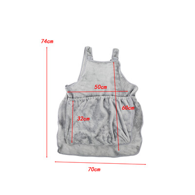 Șorț pentru purtător pentru animale de companie, umăr din față, cufă de dormit confortabilă din pluș, cu buzunar pentru sac de dormit pentru pisoi Suport de transport Accesorii pentru animale de companie