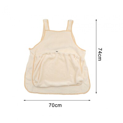 Șorț pentru purtător pentru animale de companie, umăr din față, cufă de dormit confortabilă din pluș, cu buzunar pentru sac de dormit pentru pisoi Suport de transport Accesorii pentru animale de companie