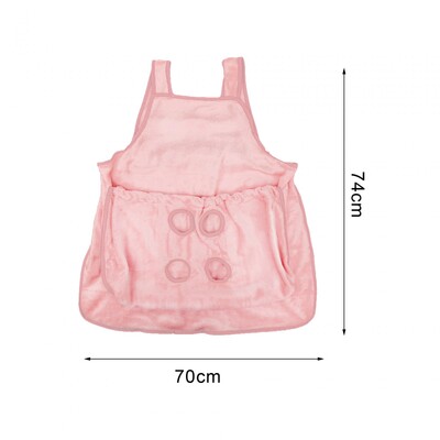 Șorț pentru purtător pentru animale de companie, umăr din față, cufă de dormit confortabilă din pluș, cu buzunar pentru sac de dormit pentru pisoi Suport de transport Accesorii pentru animale de companie