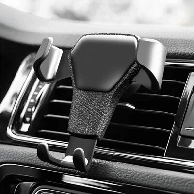 Universāls Gravity auto tālruņa turētājs automašīnas gaisa ventilācijas atveres klipa stiprinājums mobilā tālruņa turētājs mobilā tālruņa statīva atbalsts iPhone tālrunim Samsung