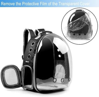 Τσάντα Cat Breathable Clear Space Capsule Cat Backpack for Cat Portable Outdoor Travel Bag Shoulder Bag Ανθεκτικά αξεσουάρ γάτας