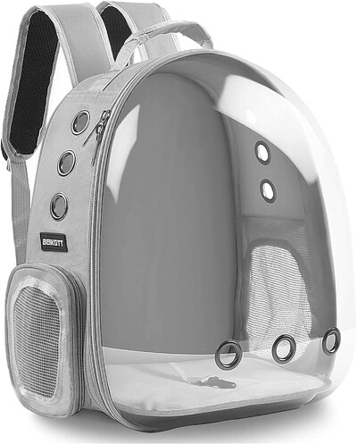 Kačių krepšys, kvėpuojantis skaidrios erdvės kapsulė kačių kuprinė, skirta katėms, nešiojamai lauke keliaujantiems naminiams gyvūnėliams ant pečių, patvarūs kačių priedai