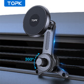 TOPK Magsafe telefono laikiklis automobiliams, magnetinis telefono laikiklis automobilyje, oro ventiliacijos automobilio telefono laikiklis, automobilinis lopšys, skirtas iPhone 15/14/13/12 serijai
