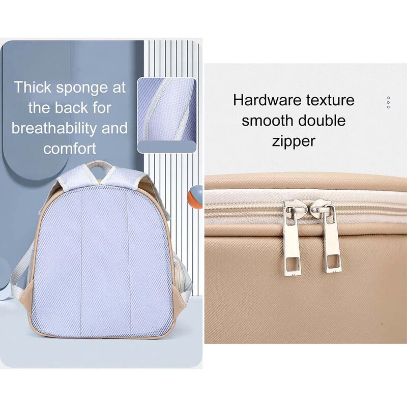 Mīksta, ērta luksusa kaķa mugursoma Pārnēsāšanas soma PU mazo dzīvnieku pārvadātājs Pārnēsājama ceļojumu āra mugursoma Kaķu suns Mājdzīvnieku piederumi