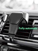 Universalus Gravity automobilio telefono laikiklis oro ventiliacijos laikiklis, laikiklis mobilusis mobilusis stovas GPS palaikymas automobiliniame laikiklyje, skirtas iPhone Samsung Xiaomi