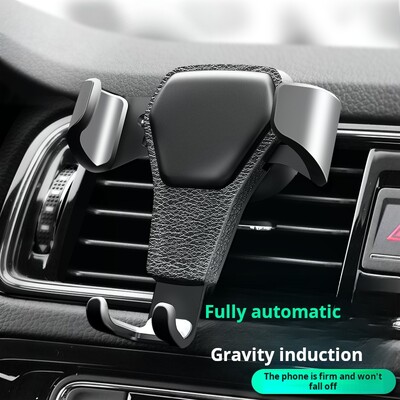 Universalus Gravity automobilio telefono laikiklis oro ventiliacijos laikiklis, laikiklis mobilusis mobilusis stovas GPS palaikymas automobiliniame laikiklyje, skirtas iPhone Samsung Xiaomi