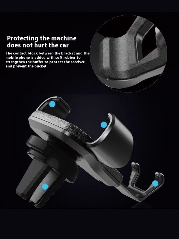 Universalus Gravity automobilio telefono laikiklis oro ventiliacijos laikiklis, laikiklis mobilusis mobilusis stovas GPS palaikymas automobiliniame laikiklyje, skirtas iPhone Samsung Xiaomi