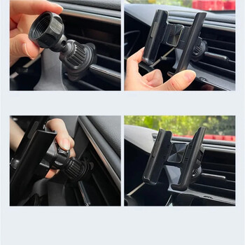 Универсален държач за телефон за кола Gravity Air Vent Mount Stand Mobile Cell Phone Car Bracket Support in Car for iPhone Samsung Xiaomi