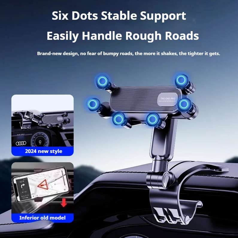 Suport telefon gravitate auto Suport pentru ventilație Suport pentru telefon mobil Suport mobil în mașină Suport universal pentru telefon mobil pentru 4,7-7. 2 inch