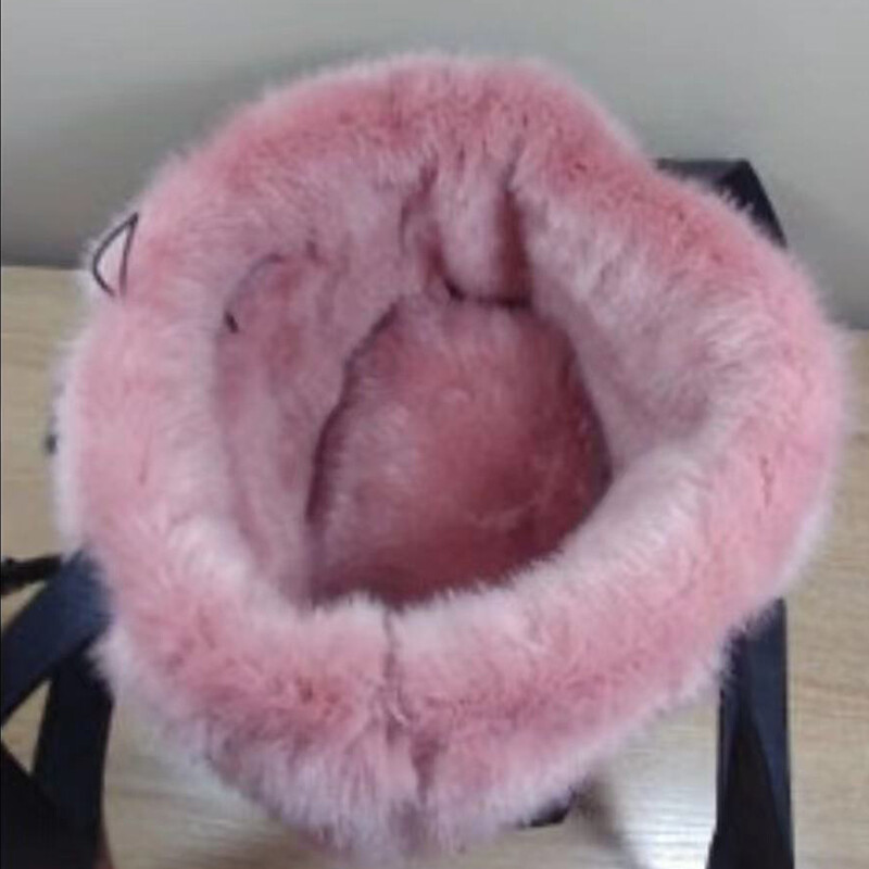 Ziemas mājdzīvnieku soma Rozā mājdzīvnieka vilnas soma suņa kaķa soma Rokassoma Rokassoma Suņa rokassomiņa Mājdzīvnieku suņa pārnēsāšanas soma Ceļojumu korgiju kucēnu somiņa