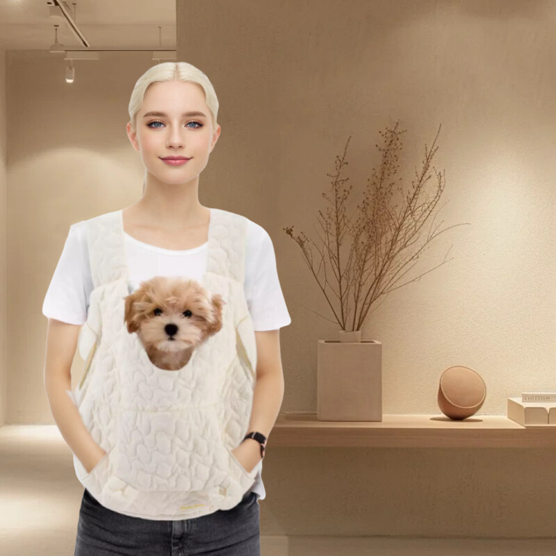 Itin didelės talpos krūtinės kuprinė šunų ir kačių lauko krepšys, atsparus vandeniui ir vėjui, nešiojamas naminių gyvūnėlių krepšys