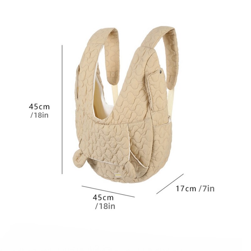 Itin didelės talpos krūtinės kuprinė šunų ir kačių lauko krepšys, atsparus vandeniui ir vėjui, nešiojamas naminių gyvūnėlių krepšys