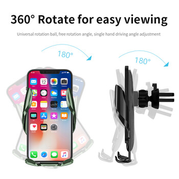 Универсален Gravity Auto Phone Holder, Car Air Vent Clip Mount Стойка за мобилен телефон Стойка за мобилен телефон Поддръжка за iPhone за Samsung