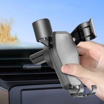 Gravity Car Phone Holder Air Vent Clip Smile Face Mount Mobile Cell Stand GPS Support For iPhone 12 Pro Max Xiaomi Samsung