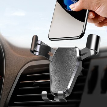 Gravity Car Phone Holder Air Vent Clip Smile Face Mount Mobile Cell Stand GPS Support For iPhone 12 Pro Max Xiaomi Samsung