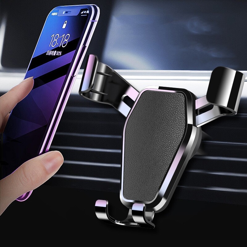 Suport pentru telefon auto Gravity Clip pentru aerisire Smile Face Mount Suport mobil mobil Suport GPS pentru iPhone 12 Pro Max Xiaomi Samsung