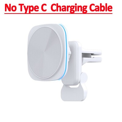 Suport pentru telefon auto magnetic RGB, încărcător fără fir de 30 W, suport pentru mașină, pentru iPhone 14 13 12 Pro Max, stație de încărcare rapidă pentru mașină Macsafe