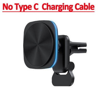 Suport pentru telefon auto magnetic RGB, încărcător fără fir de 30 W, suport pentru mașină, pentru iPhone 14 13 12 Pro Max, stație de încărcare rapidă pentru mașină Macsafe