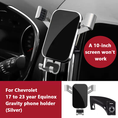 Automobilio mobiliojo telefono laikiklio oro išleidimo angos laikiklio GPS gravitacinės navigacijos priedai, skirti Chevrolet Equinox 2017–2023 METAI