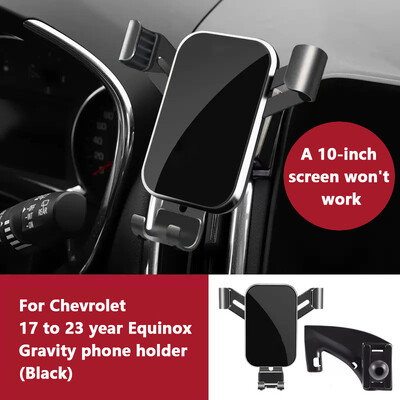 Automobilio mobiliojo telefono laikiklio oro išleidimo angos laikiklio GPS gravitacinės navigacijos priedai, skirti Chevrolet Equinox 2017–2023 METAI