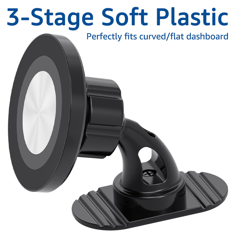 Suport magnetic pentru telefon mobil pentru mașină Suport GPS pentru iPhone 15 Xiaomi Suport pentru telefon pentru bordul mașinii cu magnet puternic, compatibil cu MagSafe