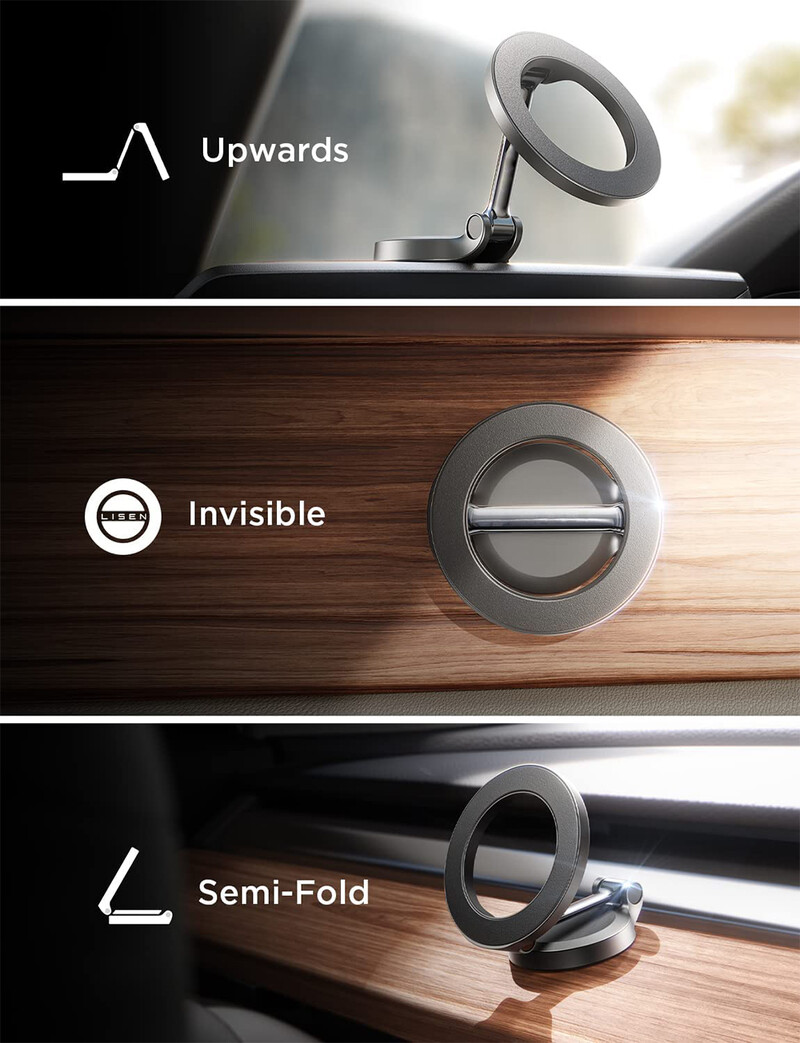 1080 Magsafe automobilinio telefono laikiklis transporto priemonėms Mobilus automobilio mobiliojo telefono laikiklio palaikymas automobilyje, skirtas iPhone 14 13 Pro Max Plus