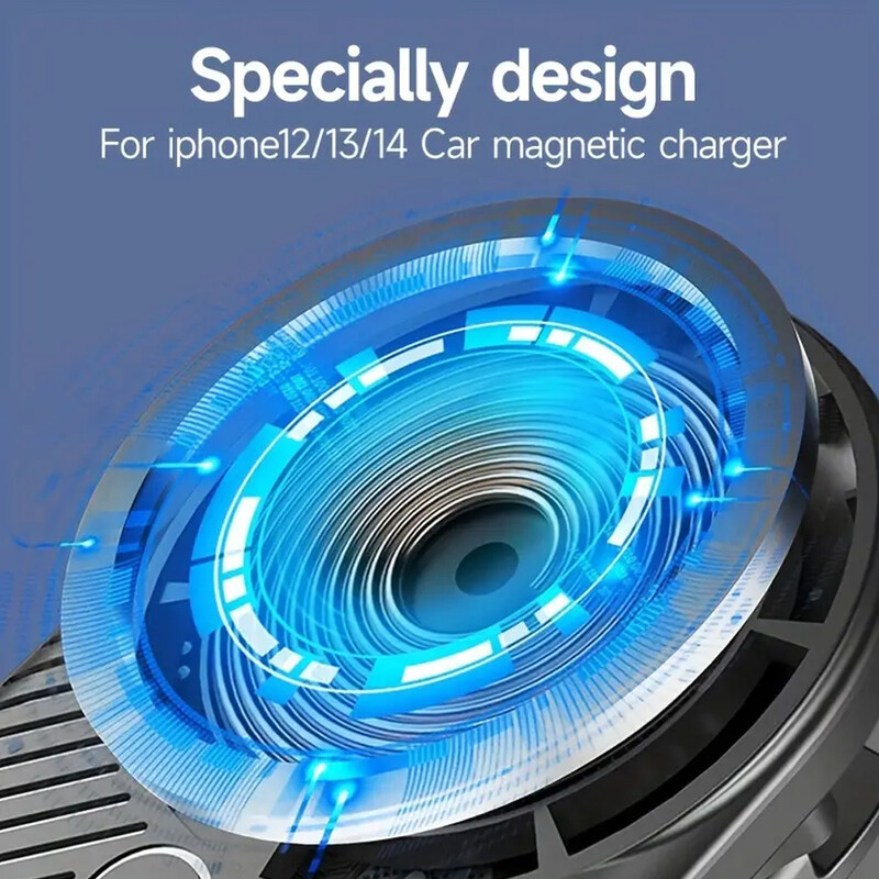 30 W magnetinis automobilinis belaidis įkroviklis skirtas iPhone 15 14 13 12 Pro Max Mini Macsafe automobilinio telefono laikiklio stovui, montuojamas greito įkrovimo stotele