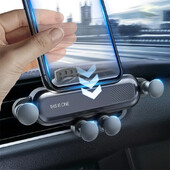 Gravity automobilinio telefono laikiklis skirtas 4,7–7 colių mobiliojo telefono automobiliniam oro ventiliacijos telefono laikikliui Universalus smūgiams atsparus GPS atramos išmaniojo telefono stovas