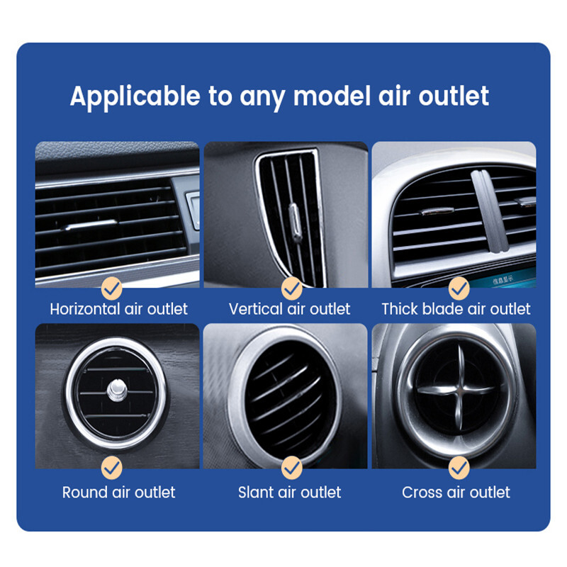 Gravity automobilinio telefono laikiklis skirtas 4,7–7 colių mobiliojo telefono automobiliniam oro ventiliacijos telefono laikikliui Universalus smūgiams atsparus GPS atramos išmaniojo telefono stovas