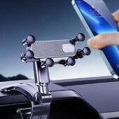 Automobilinio telefono laikiklis Easy Clip Mount Stovo skydelis Daugiafunkcis universalus prietaisų skydelio GPS navigacijos laikiklio laikiklis