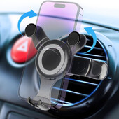 Okrúhly držiak na vývod vzduchu do auta pre mobilný telefón pre Mercedes Benz ABCES Class Gla Glc Gl Gls AMG W205 W213 E200 W247 A250