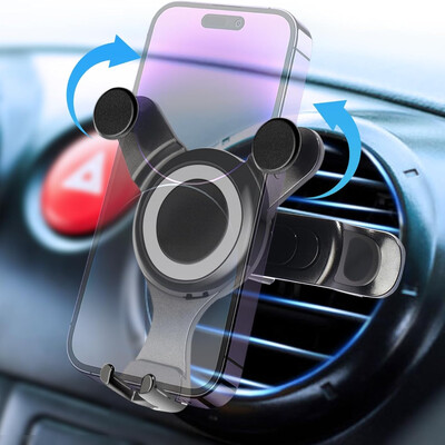 Okrúhly držiak na vývod vzduchu do auta pre mobilný telefón pre Mercedes Benz ABCES Class Gla Glc Gl Gls AMG W205 W213 E200 W247 A250