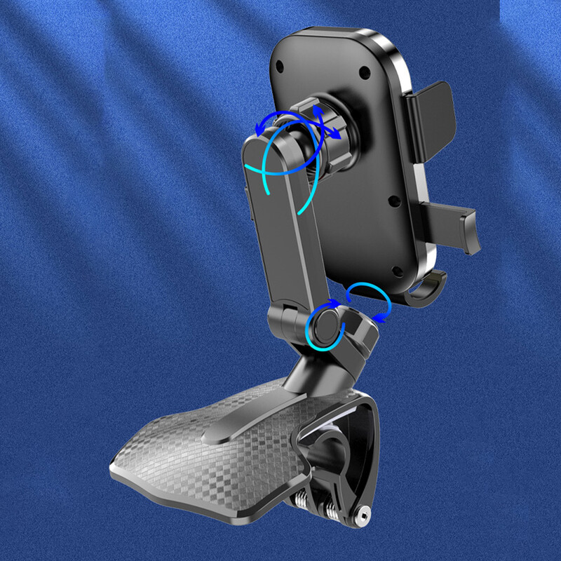 1 vnt. juodas automobilio telefono laikiklis Universalus prietaisų skydelis, lengvai pritvirtinamas GPS ekrano laikiklis automobilinio mobiliojo telefono palaikymas, skirtas iPhone Samsung X