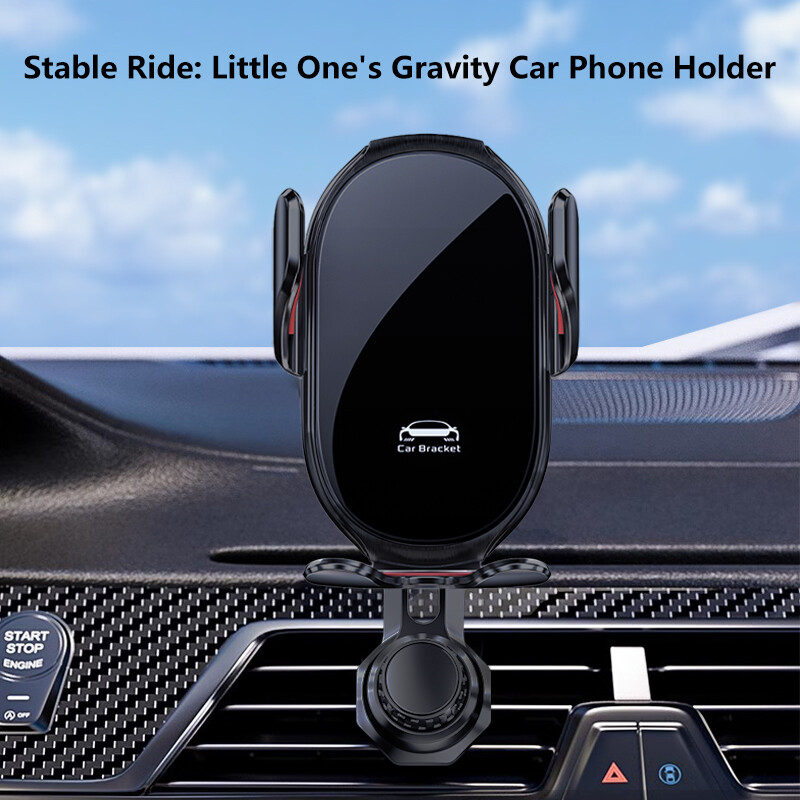 Besisukantis automobilinis mobiliojo telefono laikiklis, prailgintas neužblokuojant oro kondicionieriaus, apsaugantis nuo drebėjimo ir stabilus navigacijos laikiklis