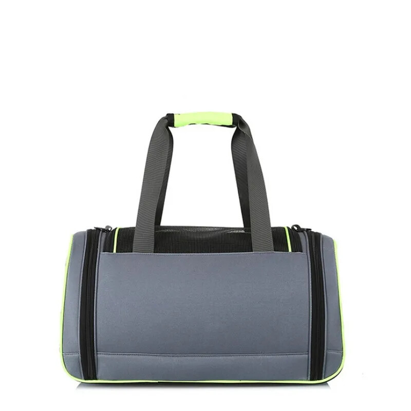 Šunų nešiklio krepšys naminiams gyvūnėliams Išeiga Nešiojama kačių šunų rankinė Kryžminis krepšys Kvėpuojantis Didelės talpos Katėms Mažiems naminiams šunims Stropai Kuprinė