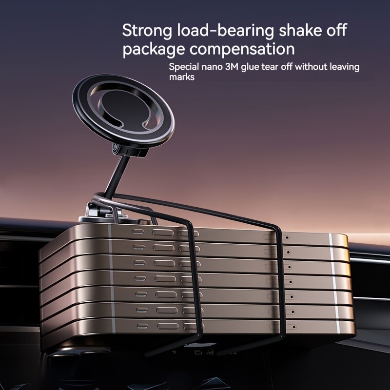 Suport magnetic pentru telefon pentru mașină, rotire 720, suport pentru montare automată, suport GPS mobil în mașină, pentru Macsafe iPhone, Samsung Xiaomi