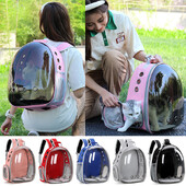 Rucsac pentru purtător pentru animale de companie Geanta pentru pisici Respirabil călătorie, portabilă, transparentă, cu capsulă, geantă pentru animale de companie pentru ieșire. Cățeluș.