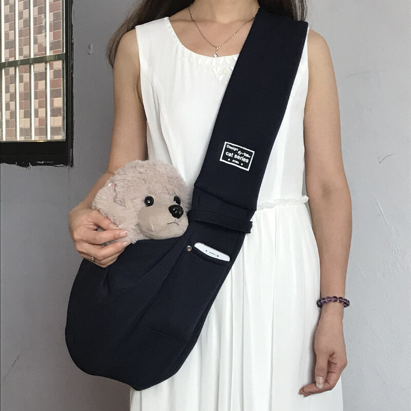 Suņu soma Pet Out Crossbody plecu soma āra ceļojumiem Pārnēsājama kaķa kucēna siksnas soma kokvilnas Ērts soma mājdzīvnieku pārnēsāšanas piederumi
