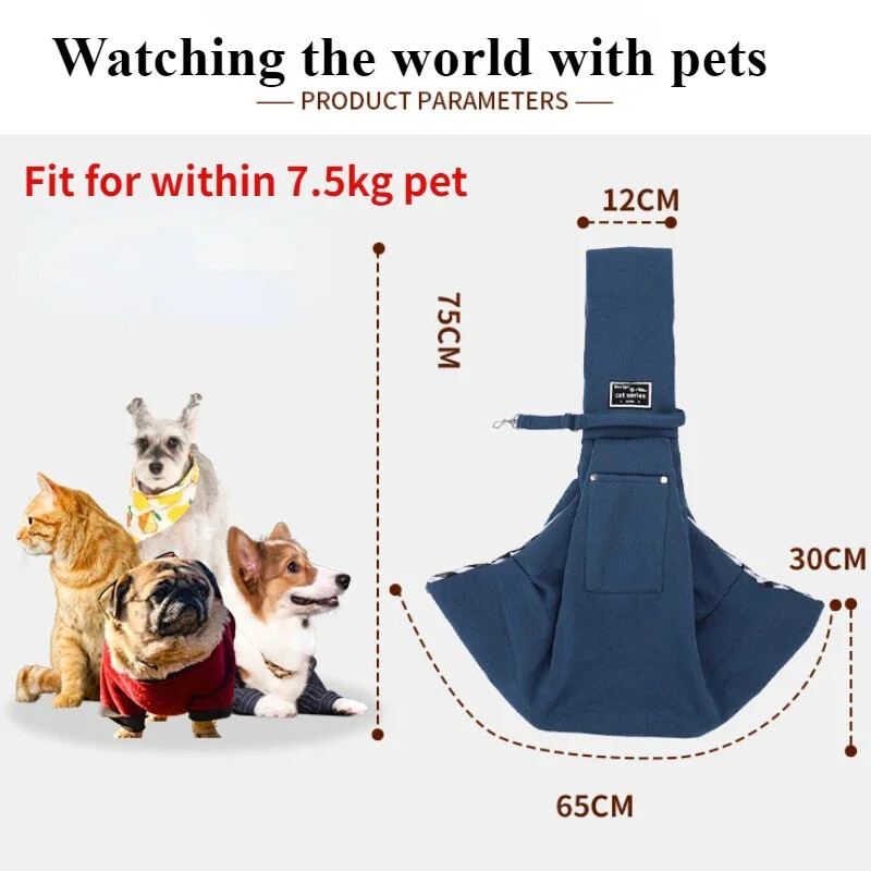 Suņu soma Pet Out Crossbody plecu soma āra ceļojumiem Pārnēsājama kaķa kucēna siksnas soma kokvilnas Ērts soma mājdzīvnieku pārnēsāšanas piederumi