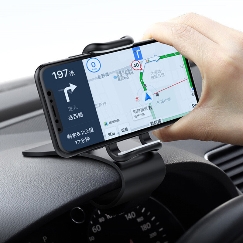 Automobilinio telefono laikiklio stovas Universalus prietaisų skydelis, automobilinis laikiklis GPS laikiklis Automobilinis mobiliojo telefono palaikymas automobilyje, skirtas iPhone Xiaomi Samsung
