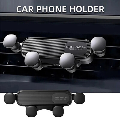 Gravity automobilinis telefono laikiklis Automobilinis oro ventiliacinis telefono laikiklis Universalus smūgiams atsparus laikiklio laikiklis mobiliojo telefono GPS klipas