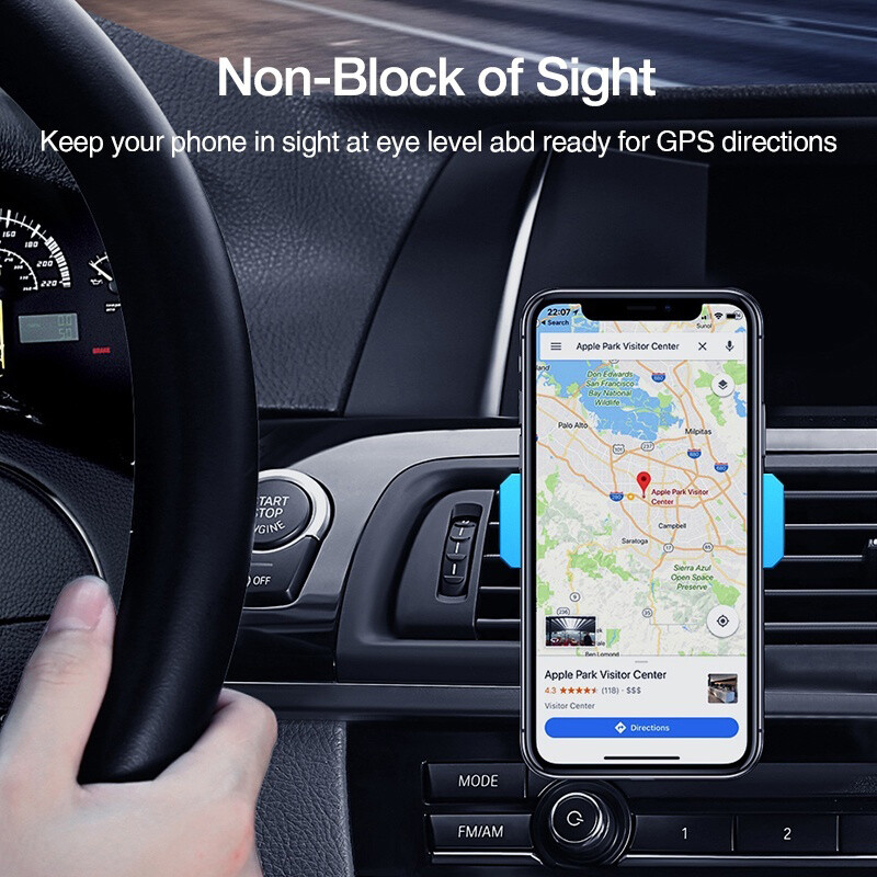 Držač za montiranje na ventilacijski otvor za automobil Univerzalni za mobitel u automobilu Držač za mobilni telefon Stalak Navigacija Kondicioniranje Izlaz Mini držač za telefon