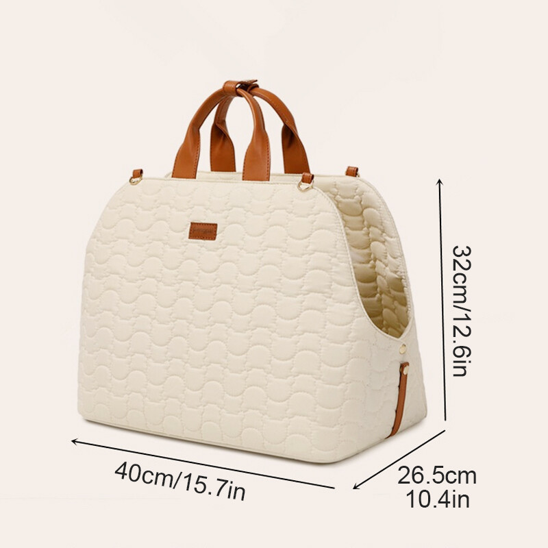 Cățeluș Ieși Geantă de mână portabilă de umăr Câine Animal de companie Geanta de pisică Purtător de pisică de companie Călătorii de ieșire Geantă de mână respirabilă pentru animale de companie