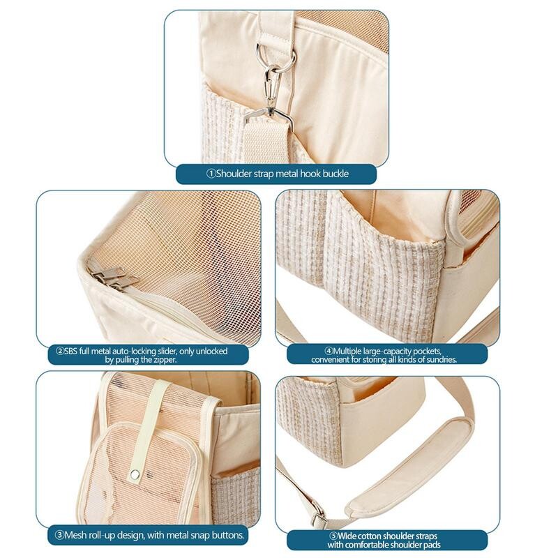 Nešiojamas naminių gyvūnėlių nešiklio krepšys kačių nešiklio rankinė Rankinė mažas šunų krepšys naminiams gyvūnėliams Kelioninis kvėpuojantis pečių krepšys mažam šunų triušiui