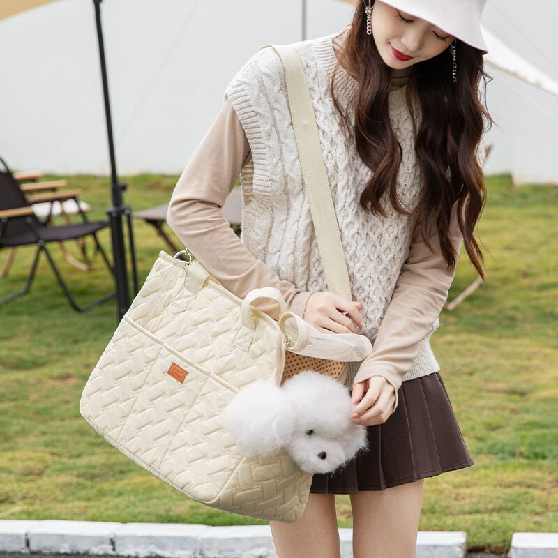 Pet Bag Dog Go Out Nešiojama kuprinė Kačių Kelionių Krepšys Automobiliu plaunamas Šuniuko nešiklis Sauga