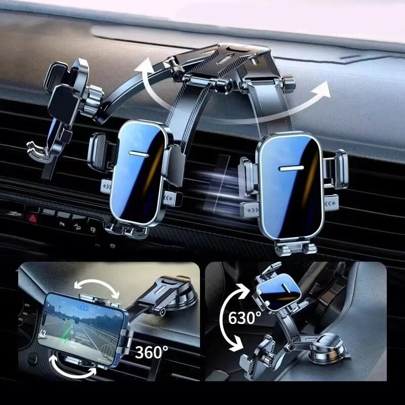 Suport universal pentru telefon auto Sucker Suport pentru bord Suport Ventuză Smartphone Suport mobil mobil în Suport auto Accesorii