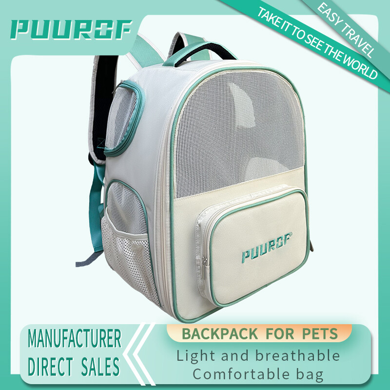 Krūškurvja dubultā plecu kaķa soma, pārnēsājama kaķēna ceļojumu viegla kaķu soma mugursoma viegla, elpojoša, liela ietilpība