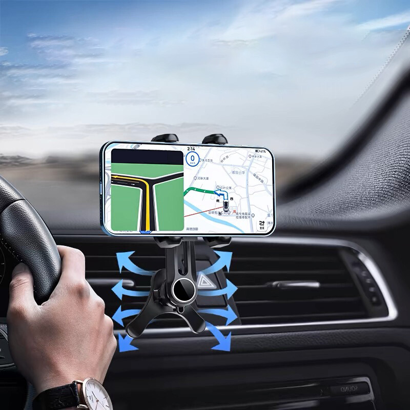 Upgrade Clipuri pentru suportul telefonului pentru mașină, cu cap sferic de 17 mm, pentru montaj cu clemă de ventilație pentru mașină
